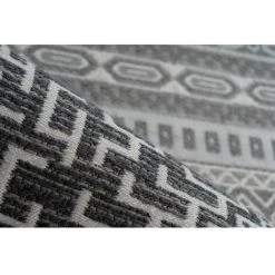 Tapis BOBOCHIC - Tapis Poil Court Rectangulaire NIMIA Motif Ethnique 120x170 Taupe - Taupe -BOBOCHIC Soldes 2022 49450647 3