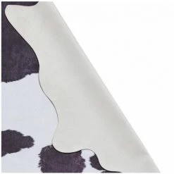 Tapis BOBOCHIC - Tapis Poils Courts SAFARI Motif Animalier 130x155 Noir + Blanc - Noir + Blanc -BOBOCHIC Soldes 2022 50681721 4