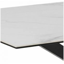 Table à Manger BOBOCHIC - Table à Manger LUVIA 200x100 Blanc - Blanc -BOBOCHIC Soldes 2022 50681737 3