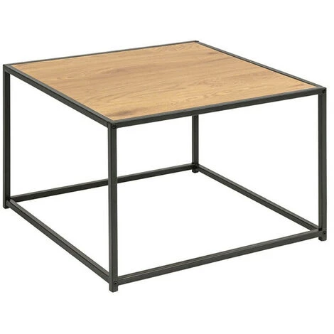 Tables Basses BOBOCHIC - Table Basse RAVEN 60 Cm Chêne Et Noir - Chêne Et Noir 3 Tables Basses BOBOCHIC - Table Basse RAVEN 60 Cm Chêne Et Noir - Chêne Et Noir