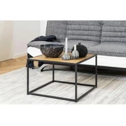 Tables Basses BOBOCHIC - Table Basse RAVEN 60 Cm Chêne Et Noir - Chêne Et Noir 9 Tables Basses BOBOCHIC - Table Basse RAVEN 60 Cm Chêne Et Noir - Chêne Et Noir -BOBOCHIC Soldes 2022 51135602 3