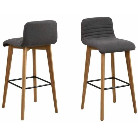 Tabouret De Bar BOBOCHIC - Tabouret De Bar 75 Cm ARUBA Gris Anthracite - Anthracite 3 Tabouret De Bar BOBOCHIC - Tabouret De Bar 75 Cm ARUBA Gris Anthracite - Anthracite