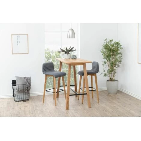 Tabouret De Bar BOBOCHIC - Tabouret De Bar 75 Cm ARUBA Gris Anthracite - Anthracite 4 Tabouret De Bar BOBOCHIC - Tabouret De Bar 75 Cm ARUBA Gris Anthracite - Anthracite â Image 2