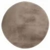 Tapis BOBOCHIC - Tapis Poil Shaggy Rond LINO Uni 120 Taupe - Taupe -BOBOCHIC Soldes 2022 51239603 1
