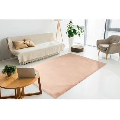 Tapis BOBOCHIC - Tapis Poil Shaggy Rectangulaire LINO Uni 80x150 Beige - Beige 4 Tapis BOBOCHIC - Tapis Poil Shaggy Rectangulaire LINO Uni 80x150 Beige - Beige – Image 2