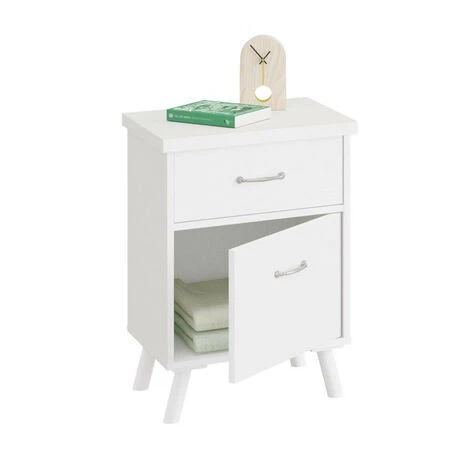 Chambre Complète BOBOCHIC - Chambre Complète VIOLETA Avec Tête De Lit + Commode + 2 Chevets - Blanc 5 Chambre Complète BOBOCHIC - Chambre Complète VIOLETA Avec Tête De Lit + Commode + 2 Chevets - Blanc – Image 3