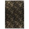Tapis D'extérieur BOBOCHIC - Tapis Poil Mi-long Rectangulaire SYNA Motif Graphique 80x150 Noir - Noir -BOBOCHIC Soldes 2022 52412498 1