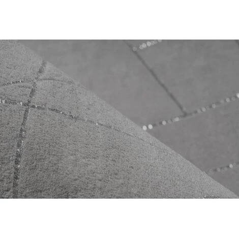 Tapis BOBOCHIC - Tapis Poil Mi-long Rectangulaire ALTEA Motif Graphique 80x150 Taupe - Taupe 5 Tapis BOBOCHIC - Tapis Poil Mi-long Rectangulaire ALTEA Motif Graphique 80x150 Taupe - Taupe – Image 3