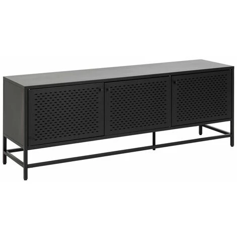 Meubles TV BOBOCHIC - Meuble TV 160 Cm AUBIN Noir - Noir 3 Meubles TV BOBOCHIC - Meuble TV 160 Cm AUBIN Noir - Noir