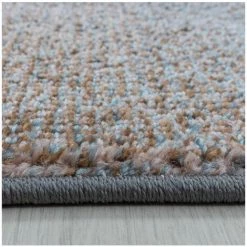 Tapis BOBOCHIC - Tapis Poils Courts ERWAN Motif Graphique 80x250 Bleu - Bleu -BOBOCHIC Soldes 2022 53096933 3