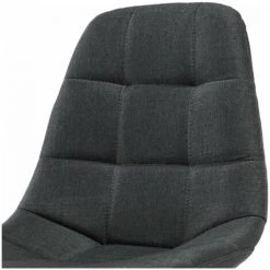 Tabouret De Bar BOBOCHIC - Lot De 2 Tabourets LYSI Métal Noir H.115cm Anthracite - Anthracite -BOBOCHIC Soldes 2022 53102179 5