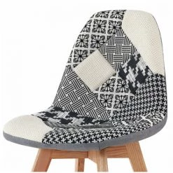 Chaise Et Fauteuil De Table BOBOCHIC - Lot De 2 Chaises MARIUS Tissu Patchwork Multicolore Multicolore 3 - Multicolore 3 -BOBOCHIC Soldes 2022 53278429 5