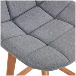 Tabouret De Bar BOBOCHIC - Lot De 4 Tabourets De Bar H 105cm MARIUS Gris - Gris -BOBOCHIC Soldes 2022 53278434 5