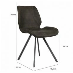 Chaise Et Fauteuil De Table BOBOCHIC - Lot De 2 Chaises PRUNI Vintage Marron Foncé - Marron 11 Chaise Et Fauteuil De Table BOBOCHIC - Lot De 2 Chaises PRUNI Vintage Marron Foncé - Marron -BOBOCHIC Soldes 2022 53916729 5