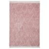 Tapis BOBOCHIC - Tapis Shaggy BERBA Motif Berbère 60x230 Crème - Crème