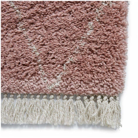 Tapis BOBOCHIC - Tapis Shaggy BERBA Motif Berbère 60x230 Crème - Crème 6 Tapis BOBOCHIC - Tapis Shaggy BERBA Motif Berbère 60x230 Crème - Crème – Image 4