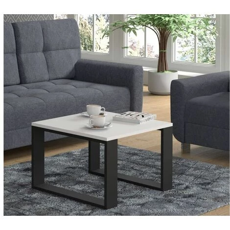 Tables Basses BOBOCHIC - Table Basse LULA Blanc - Blanc 4 Tables Basses BOBOCHIC - Table Basse LULA Blanc - Blanc – Image 2