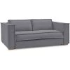 Canapé Droit Convertible BOBOCHIC - Canapé Droit Convertible ORIA Ouverture Express 140x190 Gris Anthracite - Gris Anthracite -BOBOCHIC Soldes 2022 54866458 1