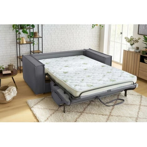 Canapé Droit Convertible BOBOCHIC - Canapé Droit Convertible ORIA Ouverture Express 140x190 Gris Anthracite - Gris Anthracite 7 Canapé Droit Convertible BOBOCHIC - Canapé Droit Convertible ORIA Ouverture Express 140x190 Gris Anthracite - Gris Anthracite – Image 5