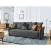 Bobochic Leon - Canapé 3 Places Convertible - Avec Coffre - Style Contemporain Couleur - Gris Foncé - Gris Foncé -BOBOCHIC Soldes 2022 55314382 1