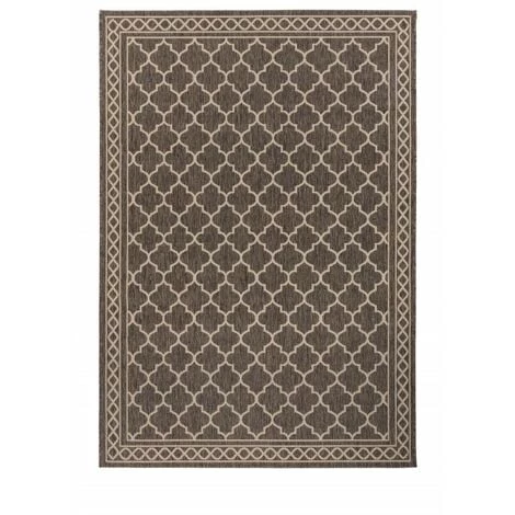 Tapis BOBOCHIC - Tapis Poil Court Rectangulaire JULIO Motif Graphique 80x150 Marron - Marron 3 Tapis BOBOCHIC - Tapis Poil Court Rectangulaire JULIO Motif Graphique 80x150 Marron - Marron