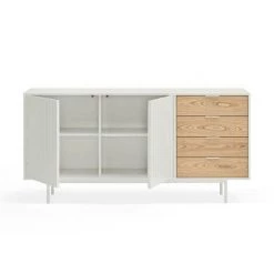 Buffets BOBOCHIC - Buffet 2 Portes 160 Cm SIERRA Chêne Et Blanc - Chêne Et Blanc 11 Buffets BOBOCHIC - Buffet 2 Portes 160 Cm SIERRA Chêne Et Blanc - Chêne Et Blanc -BOBOCHIC Soldes 2022 56112631 5