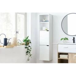 BOBOCHIC Ensemble De Salle De Bain 80cm IRENE Avec Colonne Chêne Blanchi Et Blanc - Chêne Blanchi Et Blanc 11 BOBOCHIC Ensemble De Salle De Bain 80cm IRENE Avec Colonne Chêne Blanchi Et Blanc - Chêne Blanchi Et Blanc -BOBOCHIC Soldes 2022 56112653 5