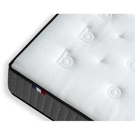 Ensemble Literie BOBOCHIC - Ensemble Matelas 30 Cm 672 Ressorts Ensachés 7 Zones + Sommier Tapissier 180x200 6 Ensemble Literie BOBOCHIC - Ensemble Matelas 30 Cm 672 Ressorts Ensachés 7 Zones + Sommier Tapissier 180x200 – Image 4