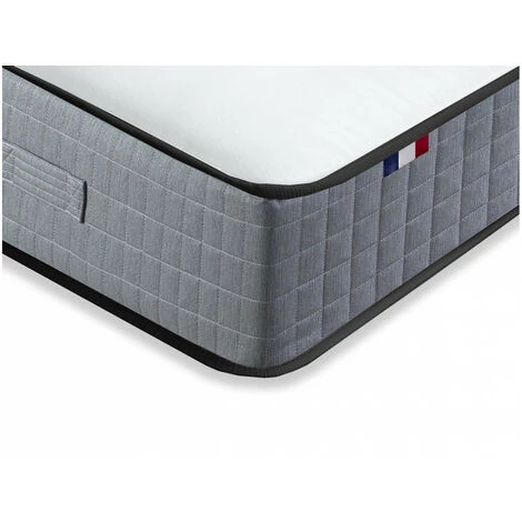 Ensemble Literie BOBOCHIC - Ensemble Matelas 26 Cm 638 Ressorts Ensachés + Sommier Kit 140x190 6 Ensemble Literie BOBOCHIC - Ensemble Matelas 26 Cm 638 Ressorts Ensachés + Sommier Kit 140x190 – Image 4