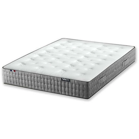 Matelas BOBOCHIC - Matelas SUZANNE 30 Cm 672 Ressorts Ensachés 7 Zones De Confort 140x190 - Blanc 3 Matelas BOBOCHIC - Matelas SUZANNE 30 Cm 672 Ressorts Ensachés 7 Zones De Confort 140x190 - Blanc