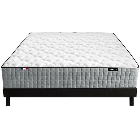 Ensemble Literie BOBOCHIC - Ensemble Matelas 24 Cm 638 Ressorts Ensachés + Sommier KIT 140x190 5 Ensemble Literie BOBOCHIC - Ensemble Matelas 24 Cm 638 Ressorts Ensachés + Sommier KIT 140x190 – Image 3