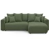 BOBOCHIC Canape D'angle Convertible Réversible ELVI - 4 Places - 282 X 153 X 95 Cm - Vert 2 BOBOCHIC Canape D'angle Convertible Réversible ELVI - 4 Places - 282 X 153 X 95 Cm - Vert -BOBOCHIC Soldes 2022 60043751 1