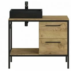 BOBOCHIC Meuble De Salle De Bain 100 Cm TAMBAK - Chêne 11 BOBOCHIC Meuble De Salle De Bain 100 Cm TAMBAK - Chêne -BOBOCHIC Soldes 2022 60349360 5