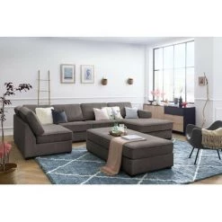 Canapé Panoramique Convertible BOBOCHIC - Canapé Panoramique Convertible MEGA Velours Côtelé Avec Pouf Angle Droit Marron - Marron 8 Canapé Panoramique Convertible BOBOCHIC - Canapé Panoramique Convertible MEGA Velours Côtelé Avec Pouf Angle Droit Marron - Marron -BOBOCHIC Soldes 2022 61036686 2