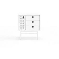 Table De Chevet BOBOCHIC - Chevet 1 Porte 48 Cm PUNTO Blanc 9 Table De Chevet BOBOCHIC - Chevet 1 Porte 48 Cm PUNTO Blanc -BOBOCHIC Soldes 2022 61060819 3