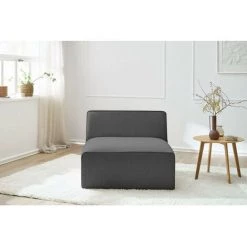 Canapé Modulable BOBOCHIC - Chauffeuse 1 Place Pour Canapé Modulable MEGEVE Tissu Lisse Gris Foncé - Gris Foncé 8 Canapé Modulable BOBOCHIC - Chauffeuse 1 Place Pour Canapé Modulable MEGEVE Tissu Lisse Gris Foncé - Gris Foncé -BOBOCHIC Soldes 2022 61060864 2