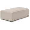 Pouf BOBOCHIC - Pouf Pour Canapé Modulable MEGEVE Tissu Bouclette Beige - Beige