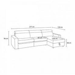 Canapés D'angle Convertibles BOBOCHIC - Canapé D'angle Réversible Convertible Coffre MONACO Réversible Marron - Marron -BOBOCHIC Soldes 2022 61060908 5