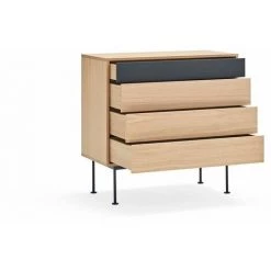 Commodes BOBOCHIC - Commode 4 Tiroirs 90 Cm YOKO Gris Anthracite - Gris Anthracite -BOBOCHIC Soldes 2022 61060909 4