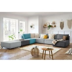 Canapé Modulable BOBOCHIC - Canapé Panoramique Fixe 100% Modulable NIHAD Tissu Velours Côtelé 3 Chauffeuses, 1 Angle, 1 Méridienne Et 2 Poufs Panoramique Multicolore 2 - Multicolore 2 8 Canapé Modulable BOBOCHIC - Canapé Panoramique Fixe 100% Modulable NIHAD Tissu Velours Côtelé 3 Chauffeuses, 1 Angle, 1 Méridienne Et 2 Poufs Panoramique Multicolore 2 - Multicolore 2 -BOBOCHIC Soldes 2022 61060957 2