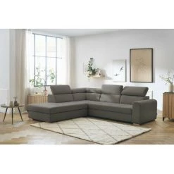 Canapés D'angle Convertibles BOBOCHIC - Canapé D'angle Convertible Coffre ARMAND Angle Gauche Anthracite - Anthracite 9 Canapés D'angle Convertibles BOBOCHIC - Canapé D'angle Convertible Coffre ARMAND Angle Gauche Anthracite - Anthracite -BOBOCHIC Soldes 2022 61060964 3