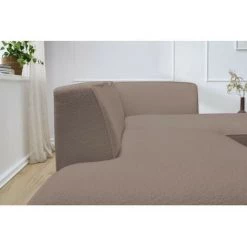 Canapé D'angle Fixe BOBOCHIC - Canapé D'angle Fixe MEGEVE Tissu Bouclette Angle Droit Marron Clair - Marron Clair 11 Canapé D'angle Fixe BOBOCHIC - Canapé D'angle Fixe MEGEVE Tissu Bouclette Angle Droit Marron Clair - Marron Clair -BOBOCHIC Soldes 2022 61060970 5