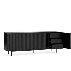 Buffets BOBOCHIC - Buffet 4 Portes 212 Cm SIERRA Noir - Noir 11 Buffets BOBOCHIC - Buffet 4 Portes 212 Cm SIERRA Noir - Noir -BOBOCHIC Soldes 2022 61088357 5