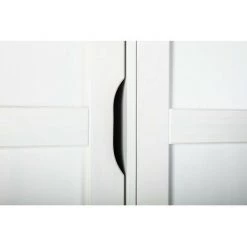 Armoires BOBOCHIC - Armoire 3 Portes CLEA Pin Massif Blanc - Blanc -BOBOCHIC Soldes 2022 61348903 5