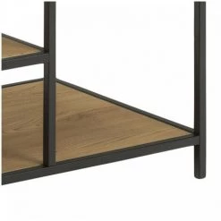 Vestiaires Meuble Entrée BOBOCHIC - Vestiaire 165 Cm MAXIME Bois Et Noir - Bois Et Noir -BOBOCHIC Soldes 2022 61349359 5