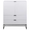 Buffets BOBOCHIC - Buffet Haut 2 Portes 100 Cm KALO - Blanc -BOBOCHIC Soldes 2022 61349612 1
