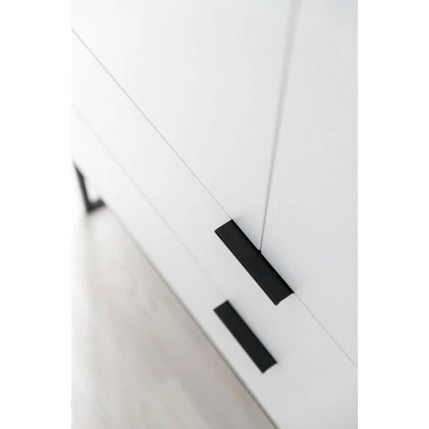 Buffets BOBOCHIC - Buffet Haut 2 Portes 100 Cm KALO - Blanc 6 Buffets BOBOCHIC - Buffet Haut 2 Portes 100 Cm KALO - Blanc – Image 4