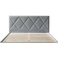 Tête De Lit BOBOCHIC - Tête De Lit 150 Cm PANTHEON 150 Gris Clair - Gris Clair