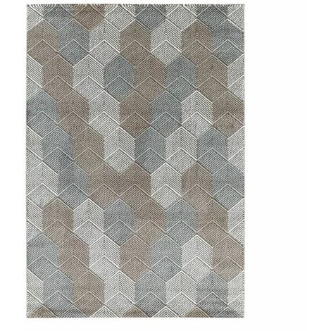 Tapis BOBOCHIC - Tapis Poils Courts PRINCEZA Motif Graphique 80x150 Beige - Beige 3 Tapis BOBOCHIC - Tapis Poils Courts PRINCEZA Motif Graphique 80x150 Beige - Beige