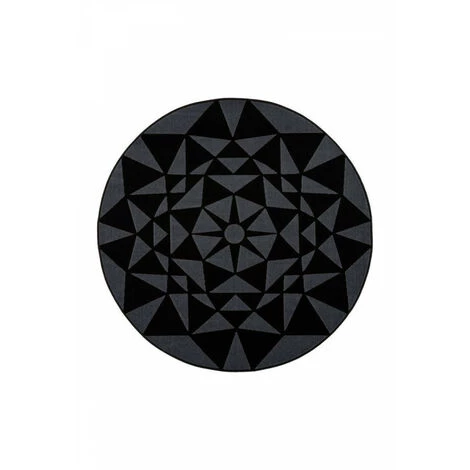 Tapis BOBOCHIC - Tapis Poils Courts YOUMKA Motif Contemporain - Gris 5 Tapis BOBOCHIC - Tapis Poils Courts YOUMKA Motif Contemporain - Gris â Image 3